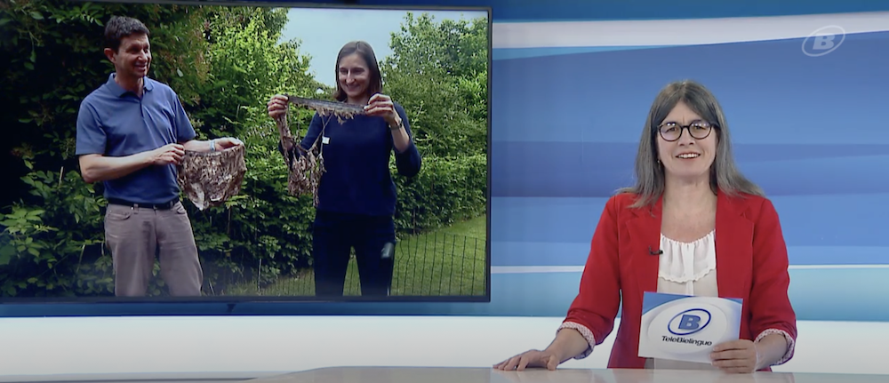 Boden-Expertin Carole Imhof in einem Beitrag auf TeleBielingue